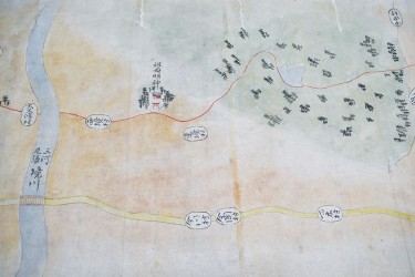 「鎌倉街道之図」西境・東境地区